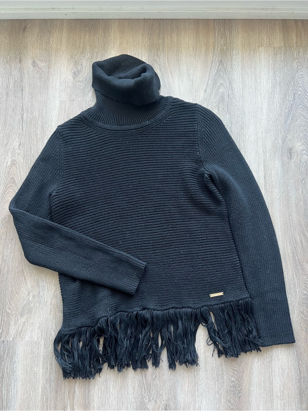Michael Kors Turtleneck Fringe Sweater - Women's